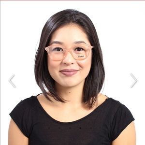 Chloe peach glasses